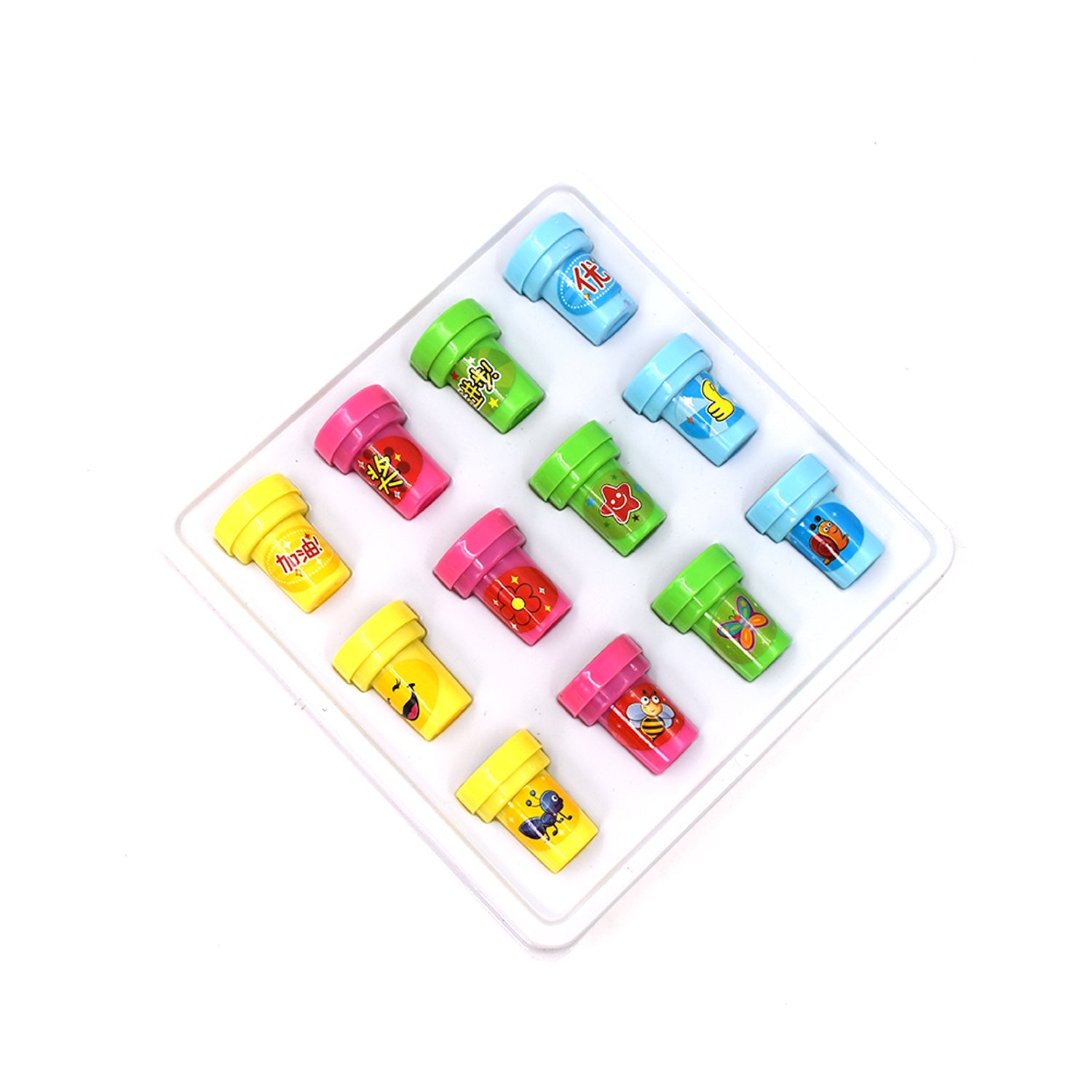 4805 12 Pc Stamp Set used in all types of household places by kids and children’s for playing purposes. freeshipping - DeoDap 4805 12 Pc Stamp Set used in all types of household places by kids and children’s for playing purposes. freeshipping - DeoDap